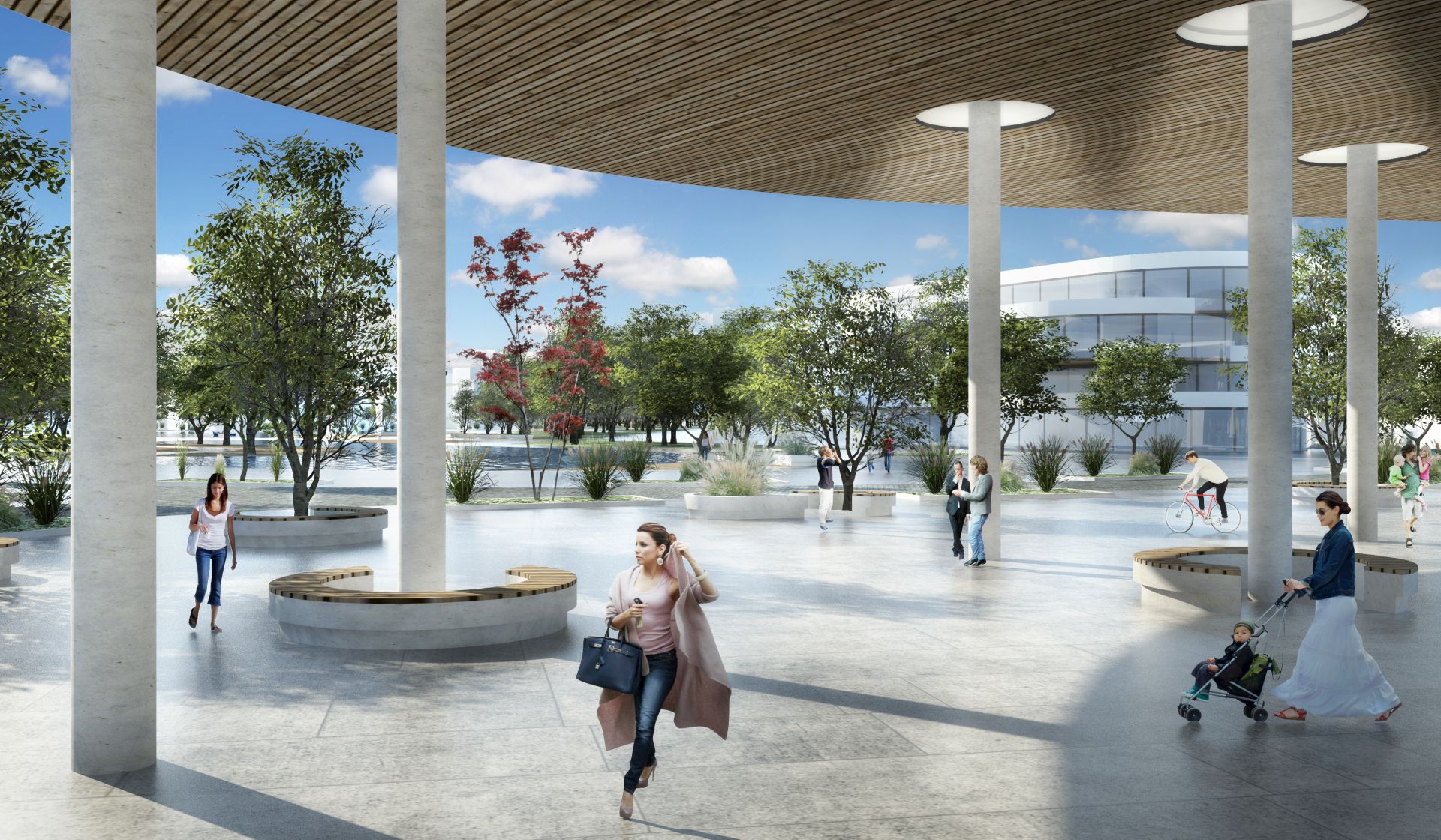 Konkurs na opracowanie koncepcji urbanistyczno – architektonicznej osiedla mieszkaniowego w Krośnie / 2022 r. / I nagroda Współpraca: Projekt Officyna - Piotr Cegielski / Lumioo - Łukasz Chodorowski