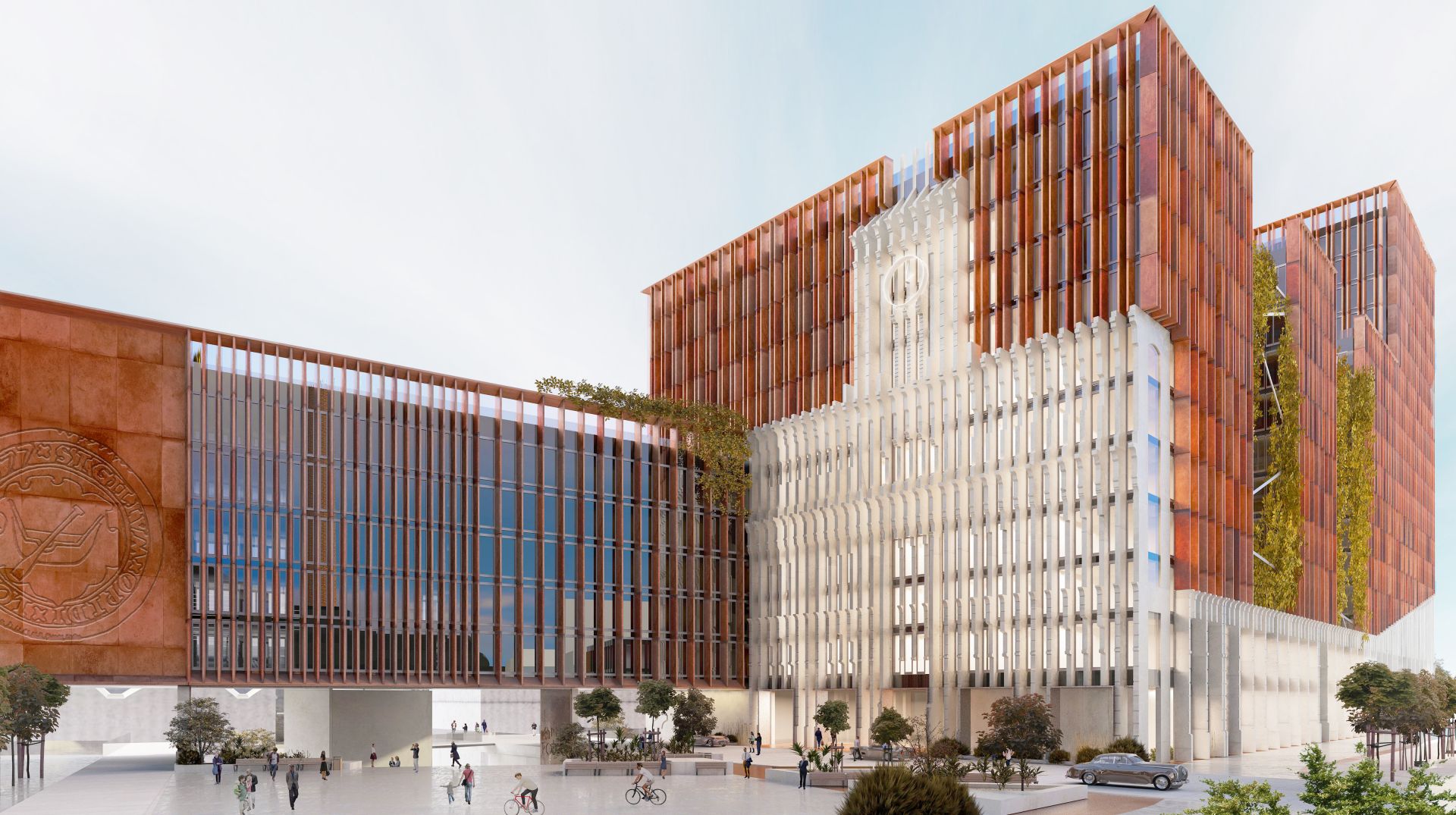 Konkurs architektoniczny na Nowy Ratusz Łodzi / 2021 r. / I nagroda Współpraca: Draft - Michał Karpiński / Projekt Officyna - Piotr Cegielski / Lumioo - Łukasz Chodorowski